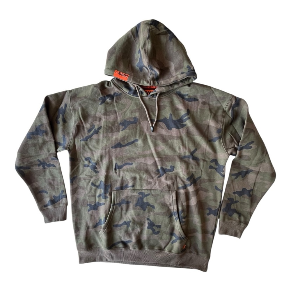 DIXXON Green and Gray Camouflage Hoodie